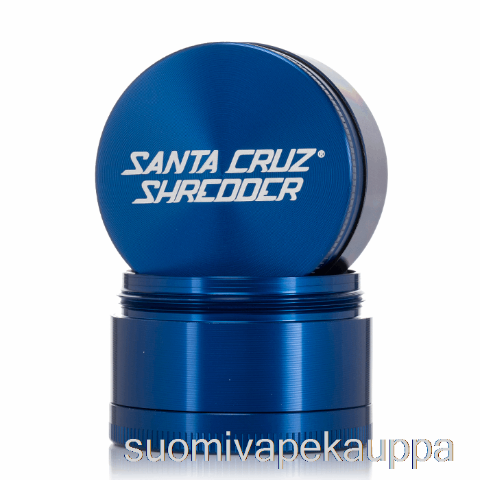 Vape Box Santa Cruz Silppuri 2,2 Tuuman Keskikokoinen 4-osainen Hiomakone Sininen (53mm)